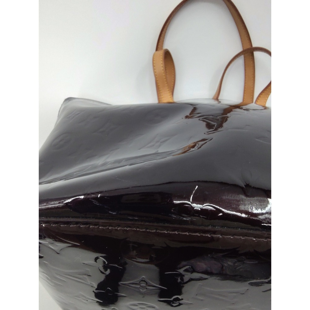 Louis Vuitton Monogram Vernis Bellevue GM Patent Tote Bag Amarante Handbag - Picture 14 of 16